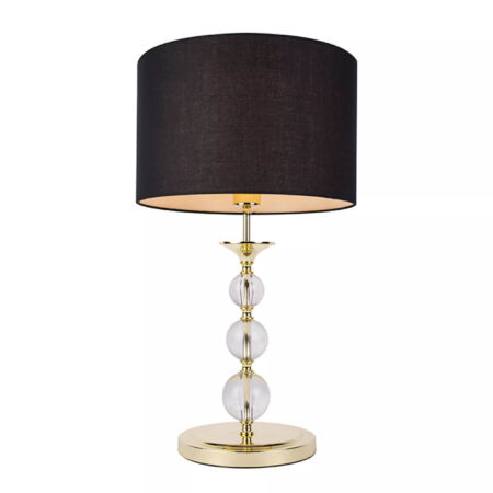 Rea dekoratív asztali lámpa - arany/fekete