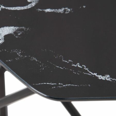Neena fekete márvány nappali asztalka
