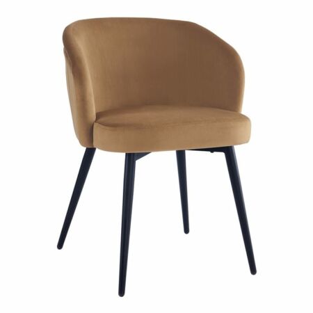 Zara bársony szék - teveszínű