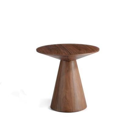 Keila diófa sarokasztal - 65 cm