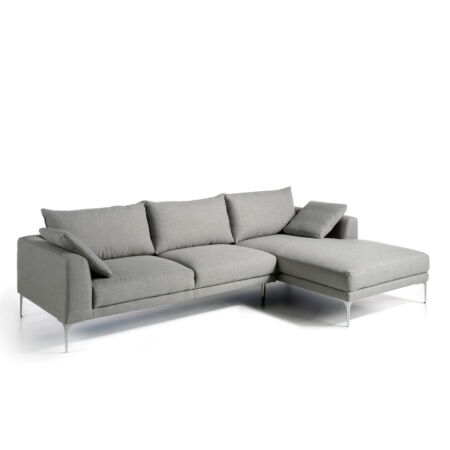 Jovana kárpitozott ezüst-szürke kanapé - 283 cm