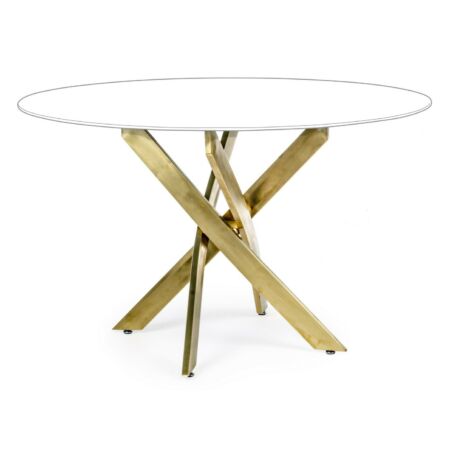 George arany asztalláb - kör alakú asztalüveghez