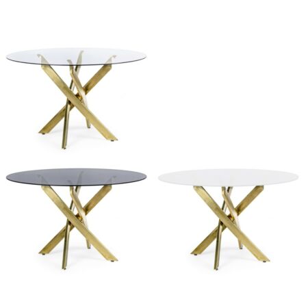 George arany asztalláb - kör alakú asztalüveghez