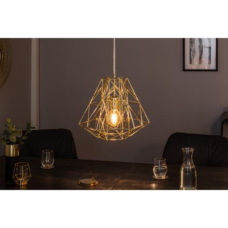 Cage függesztett lámpa 36 cm - arany
