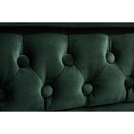 Chesterfield kanapé - sötétzöld