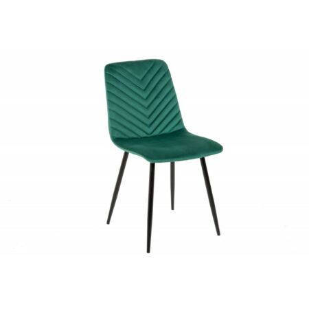Sebastian bársony szék - zöld - 4 darab