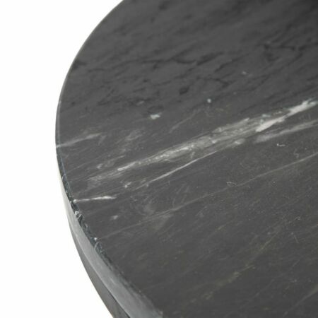 Marco fekete márvány dohányzóasztal 2 db-os szett - 75 cm