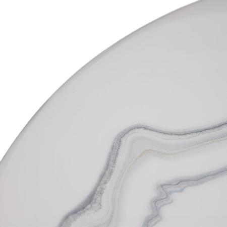 Leon fekete kanapéasztal márvány asztallappal - 75,5 cm