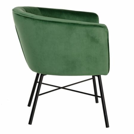 TEJI fotel bársony - smaragdzöld