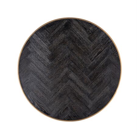 Blackbone metal bronz - fekete dohányzóasztal - 91,5 cm