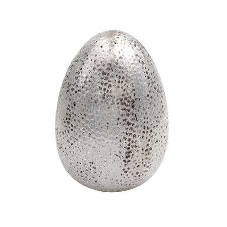 &quot;Stoneware&quot; ezüst tojás - nagy