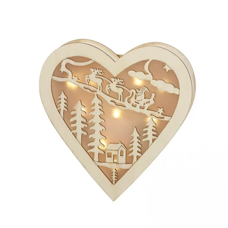 Szív Alakú Karácsonyi Dekoráció