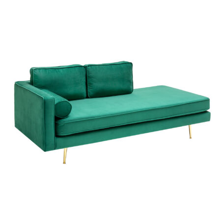 Avia bársony kanapé smaragdzöld