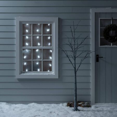 Hópehely fényfüggöny LED világítással