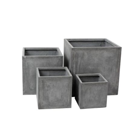 Fiby Kültéri 4 db-os kocka kaspószett - beton