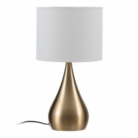 Metal arany asztali lámpa - 25x46 cm