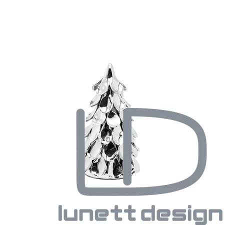 Juno ezüst fenyőfa dísz - 33 cm